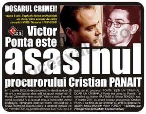 Panait Ponta, crima