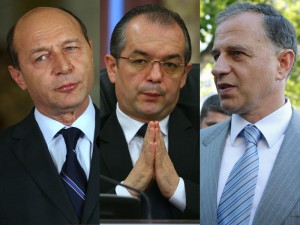 Basescu, Boc si Geoana, "Sfanta treime"