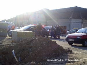 Masina lui Marius Barsila distruge ambulante
