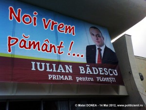 Iulian Badescu, Noi vrem pamant !