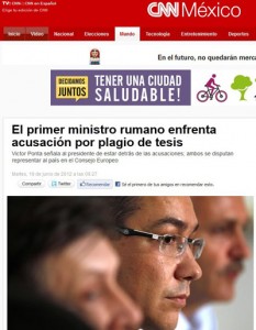 Ponta, plagiat - Prea multi infractori in Romania