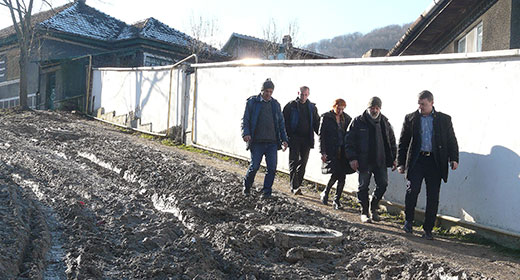 Primarul Mihai Stepanescu in inspectie