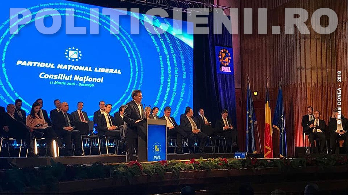 Senatorul Marcel Vela la Consiliul National PNL, martie 2018