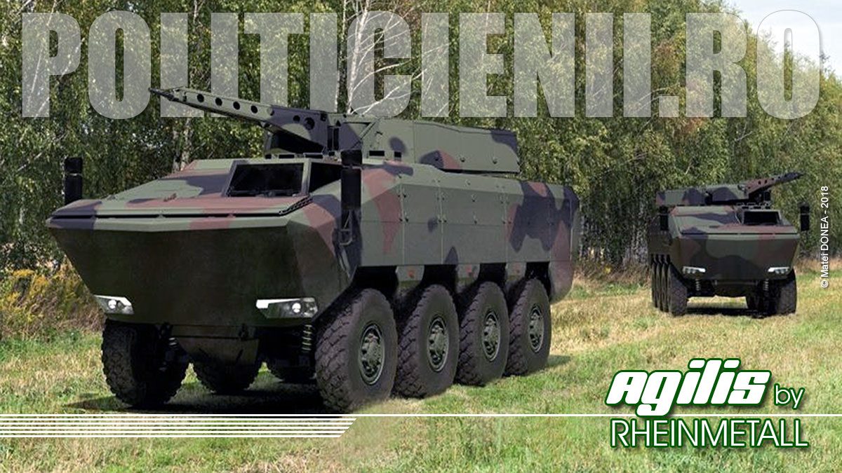 Agilis by Rheinmetall in movement