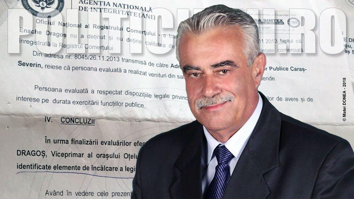 Viceprimarul Dragos Enache si ANI