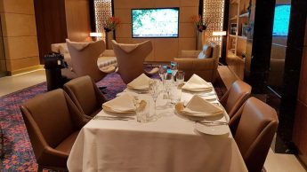 Etihad A380, lounge
