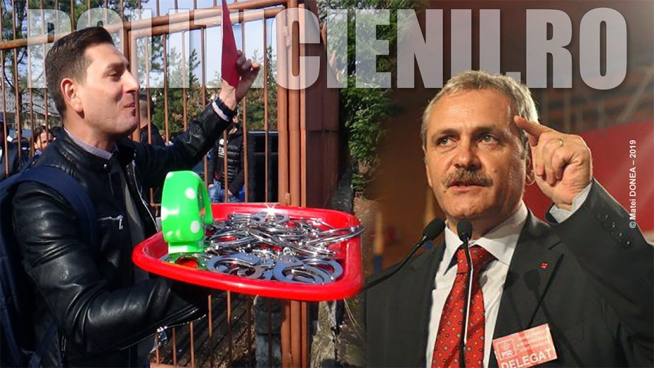 Dragnea primit cu catuse la Resita Dragnea primit cu catuse la Resita