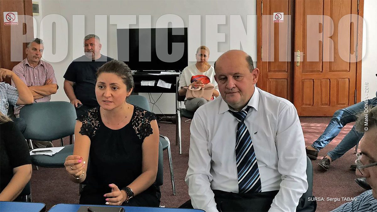 Deputata Luminita Jivan si primarul Luca Malaiescu
