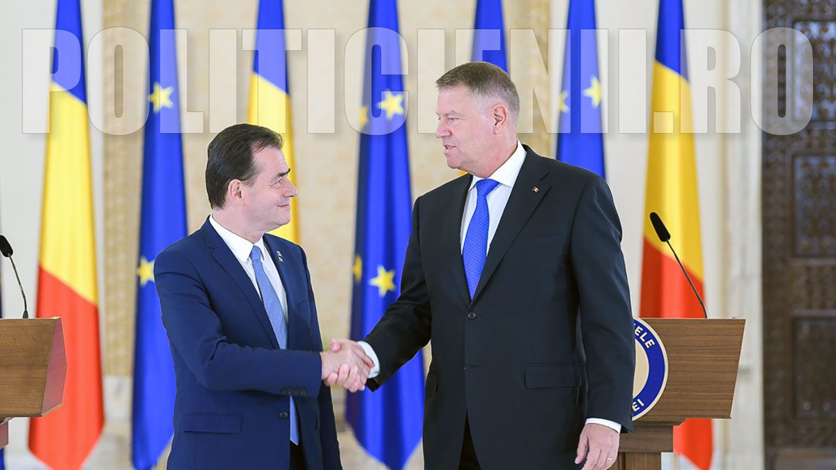 Guvernul PNL condus de Ludovic Orban a depus juramantul in fata presedintelui
