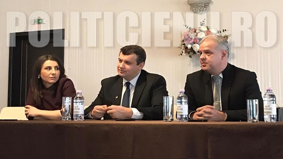 Eugen Tomac si candidatul PMP la primaria Braila, Viorel Botea