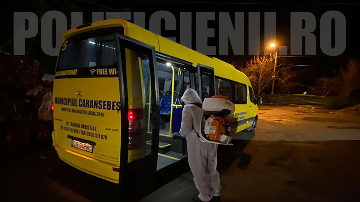 Dezinfectarea mijloacelor de transport in comun