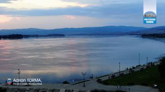 Moldova Noua, faleza pe inserat