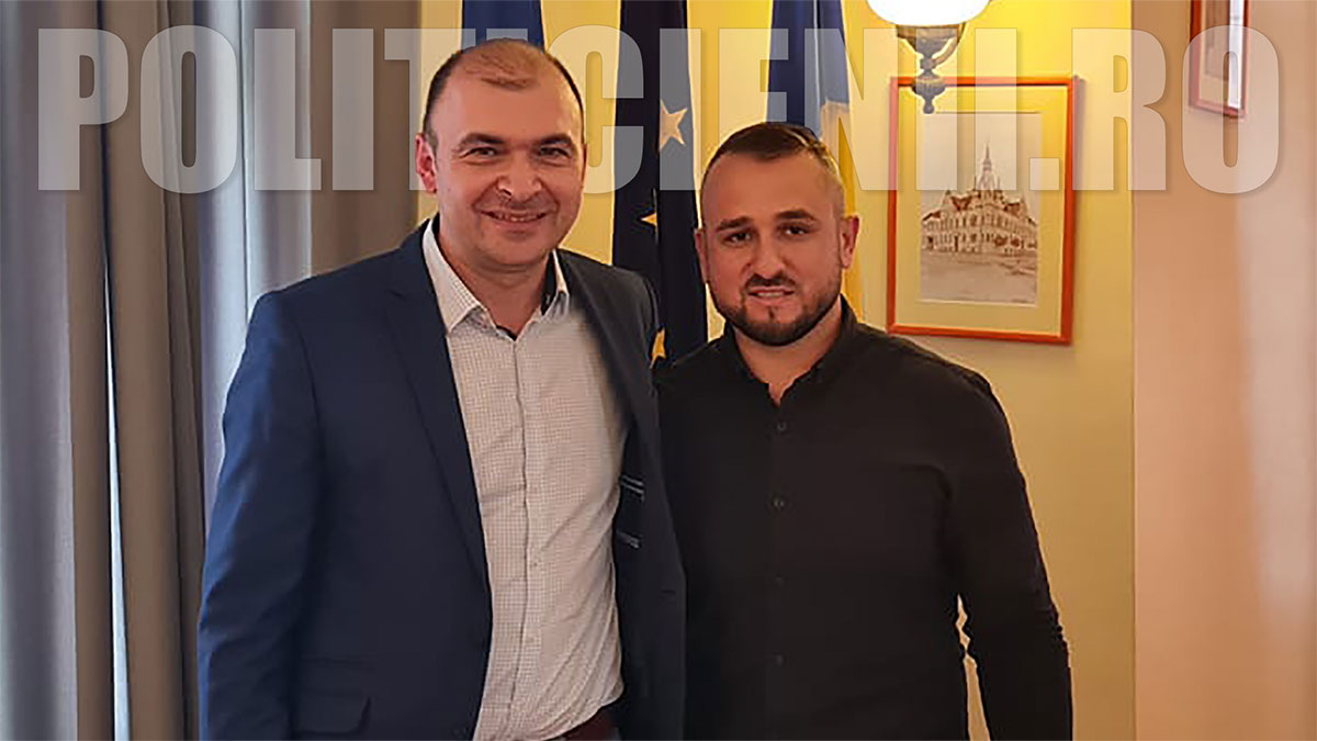 Primarul Felix Borcean si vicele Bebe Felician Pasere