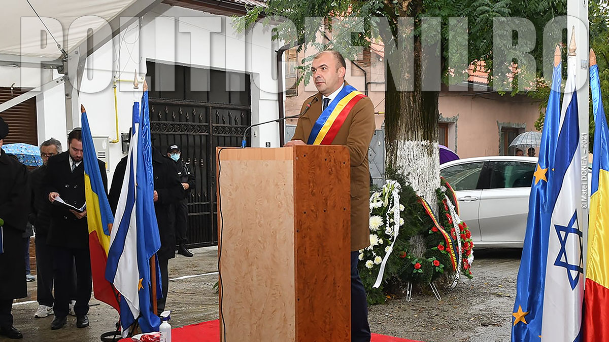 Felix Borcean la comemorarea Holocaustului