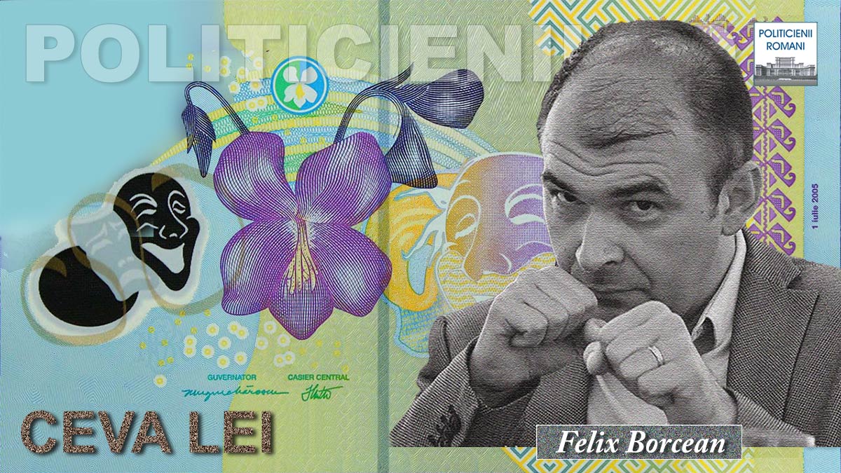 Felix pe bancnota cu lei