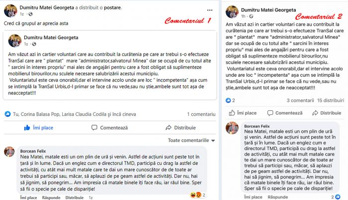 Comentariu Felix Borcean