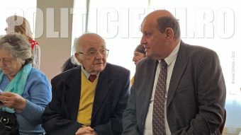 Profesorul Dumitru Jompan si primarul Luca Malaiescu