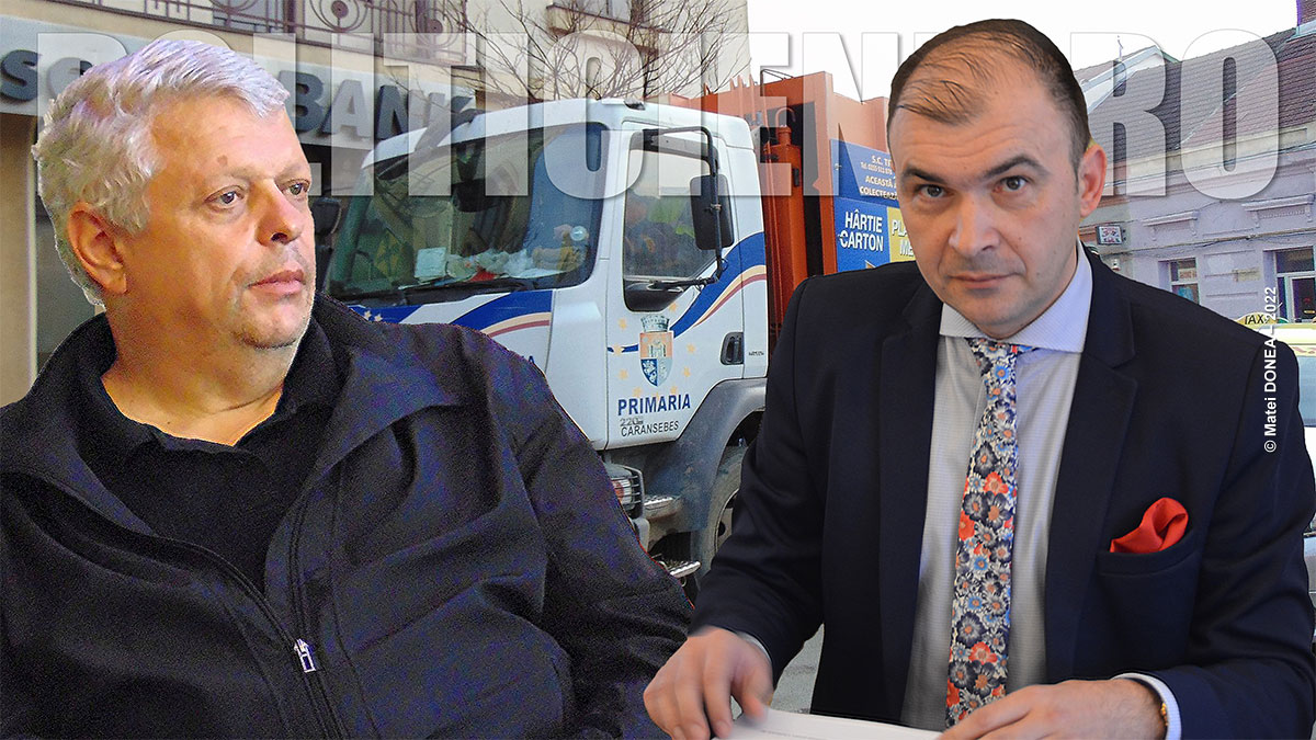 Primarul Felix Borcean si Mihai Minea