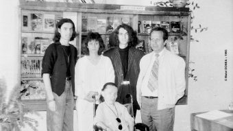 Violeta Midan, Matei Donea, Gabriel Petracek, Florin Roiban si directorul Ioan Bot - 1993