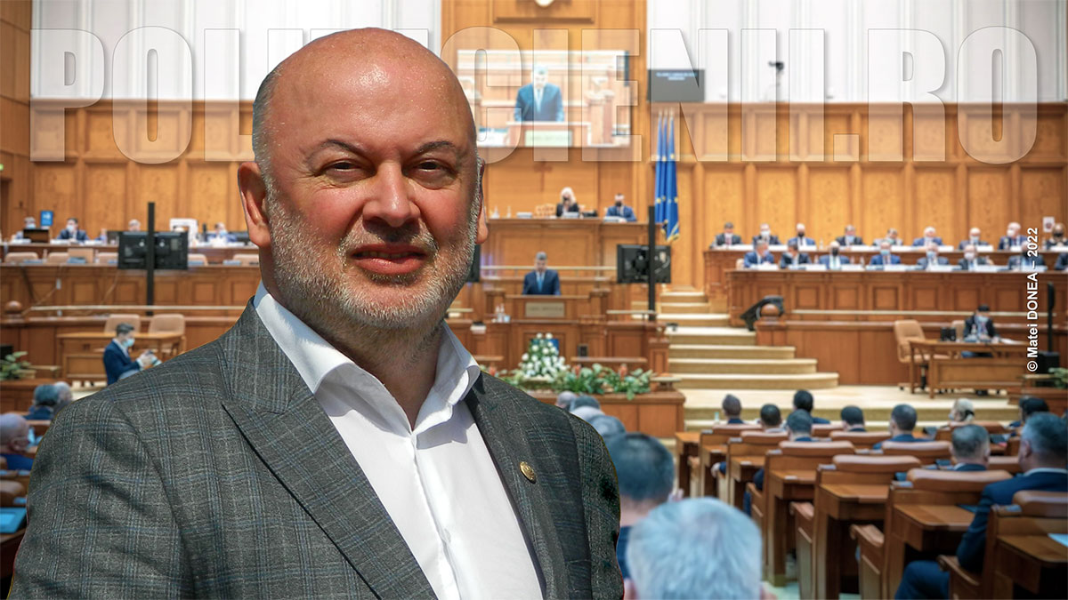 Deputatul Marius Damian in plenul camerei