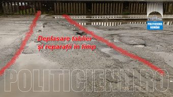 Deplasare tablier si reparatii efectuate in timp