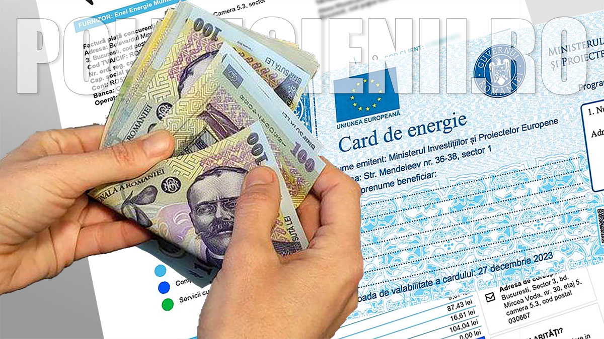 Plata facturilor cu cardul de energie