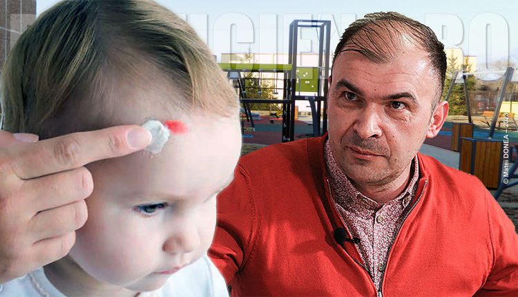 Copil lovit loc de joaca, Felix Borcean
