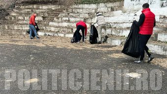 Tinerii Social Democrati, ecologizare in parcul Gura Jgheabului din Otelu Rosu