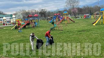 Tinerii Social Democrati, ecologizare in parcul Gura Jgheabului din Otelu Rosu