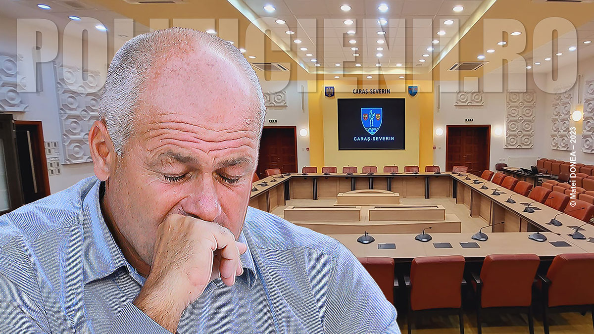 Romeo Dunca in sala goala a Consiliului Judetean