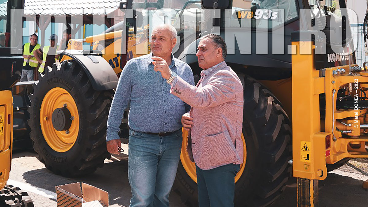 Directorul Gheorghe Filipescu si Romeo Dunca