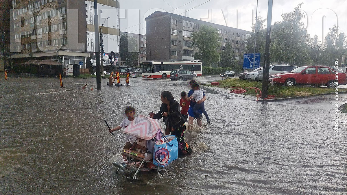 Inundatii masive in Resita