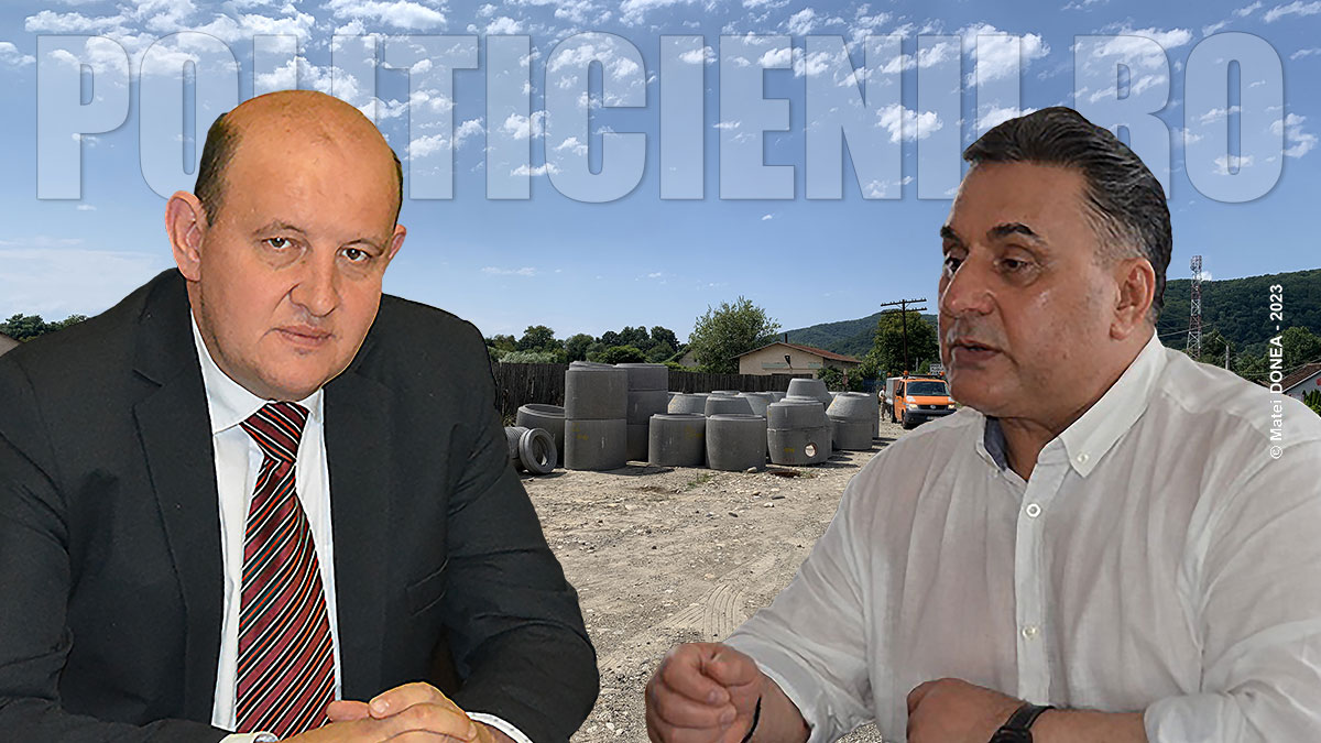 Primarul Luca Malaiescu si dorectorul Gheorghe Filipescu