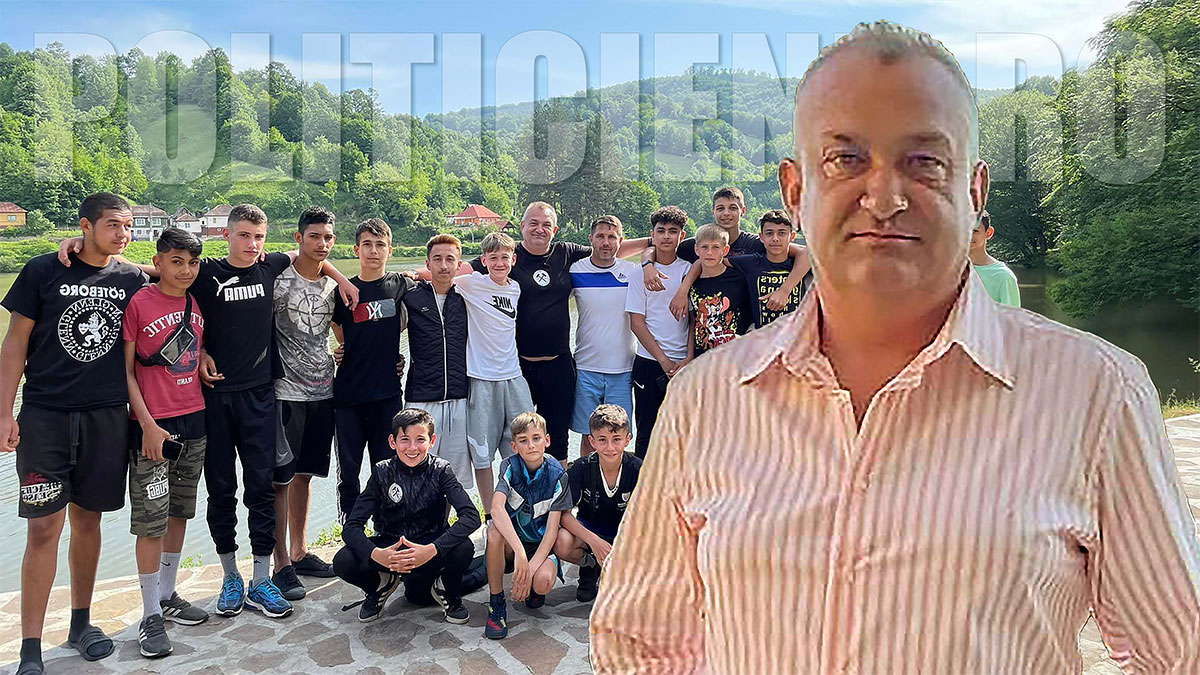 Primarul Remus Rof si echipa de fotbal Minerul Dognecea