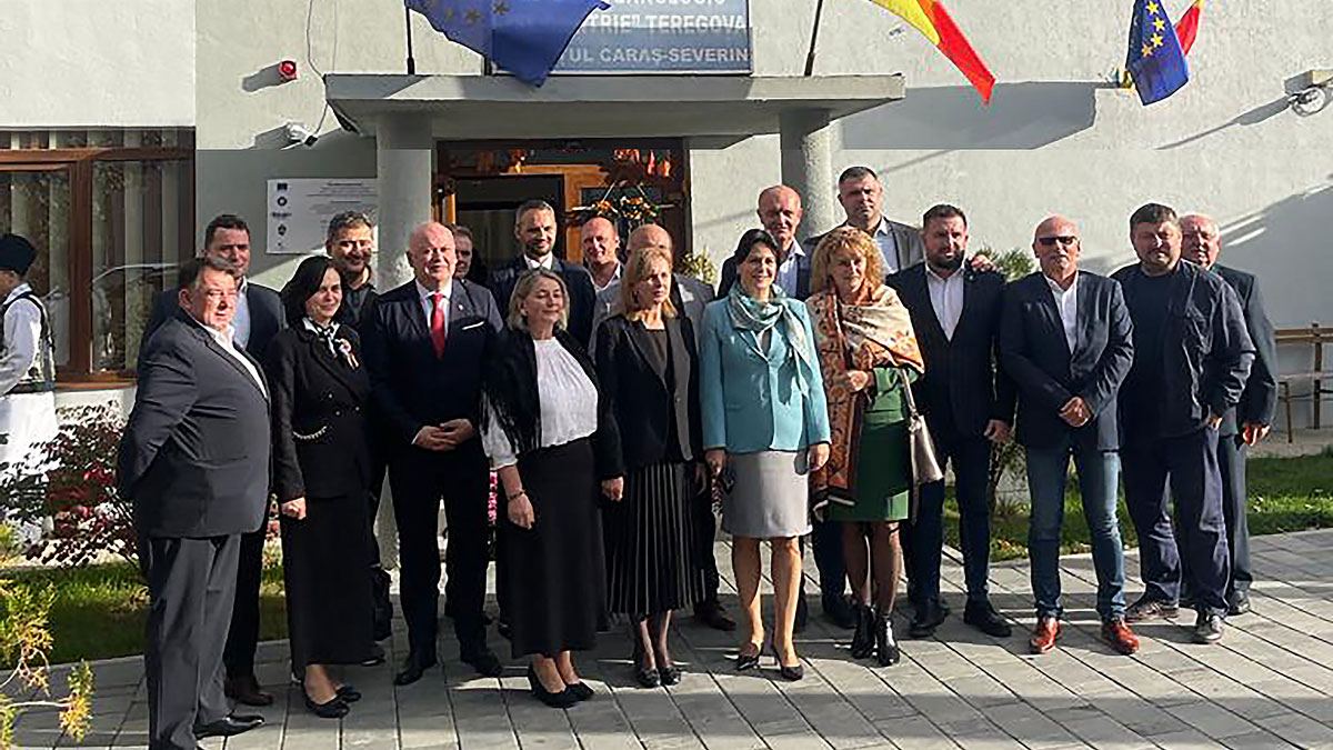 Comisia de invatamant a Camerei Deputatilor la Liceul Tehnologic Sf. Dimitrie - Teregova