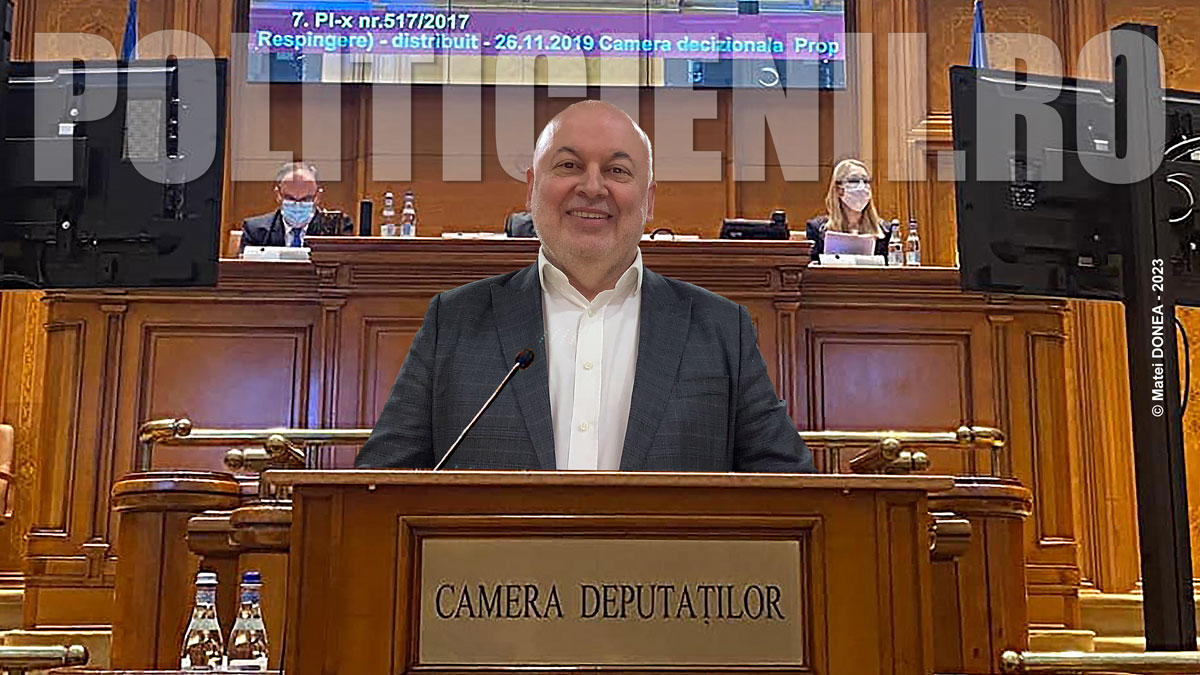 Marius Damian in Camera Deputatilor, octombrie 2023