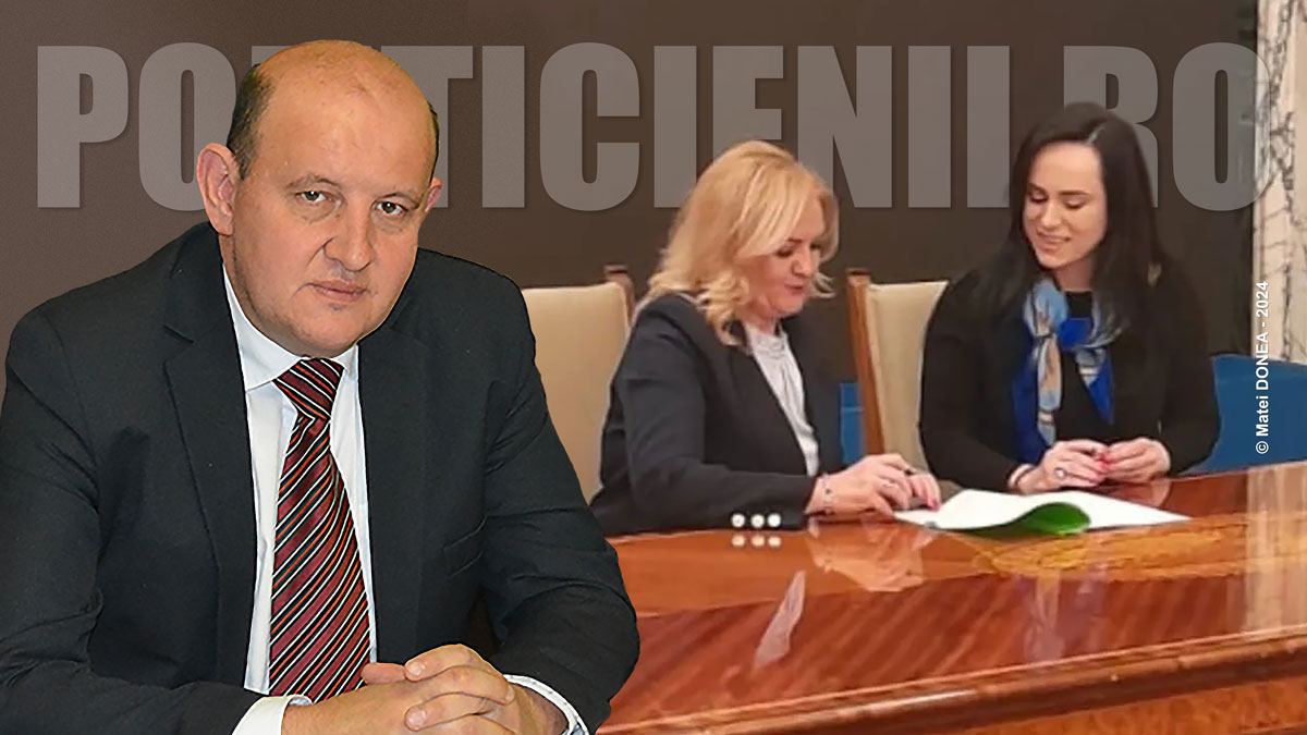 Primarul Luca Malaiescu alaturi de ministrul Simona Bucura-Oprescu si directoarea Claudia Rusu