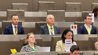 Senatorul Adrian Torma in Parlamementul Flamand
