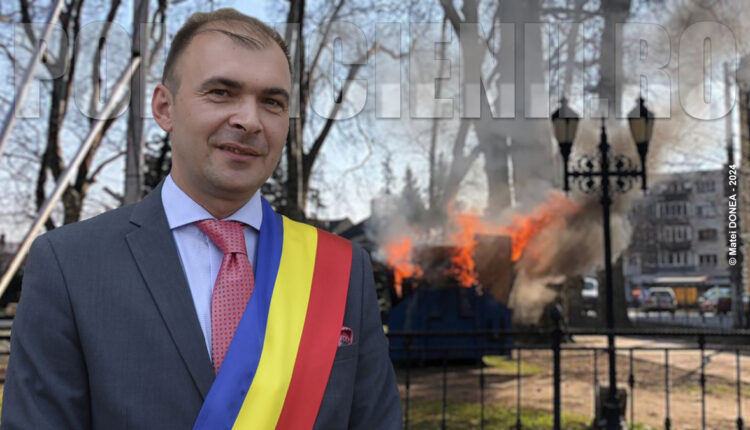 Felix Borcean, parcul Dragalina - incendiu