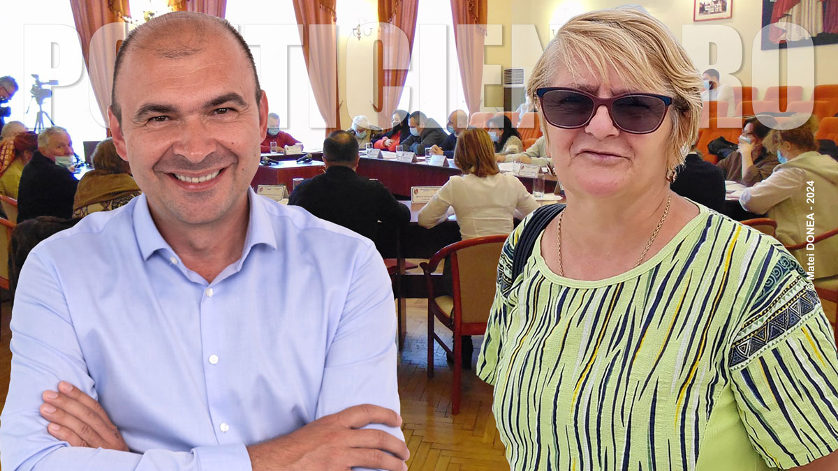 Ioana Musteta si primarul Felix Borcean
