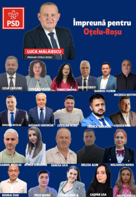 Afis electoral PSD Otelu Rosu Afis electoral PSD Otelu Rosu