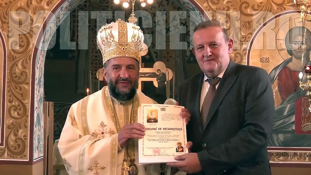 PS Lucian Mic si primarul Luca Malaiescu