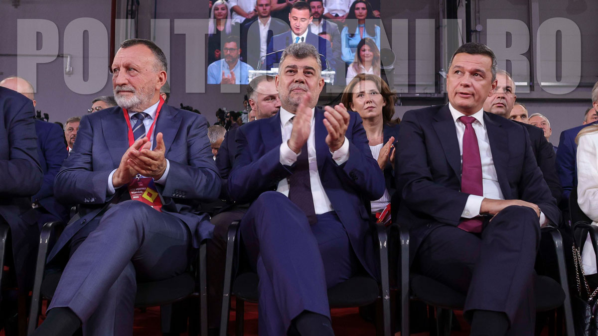 Presedintele Marcel Ciolacu, Stanescu si Grindeanu