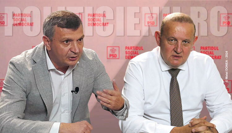 Deputatul Silviu Hurduzeu si primarul Luca Malaiescu