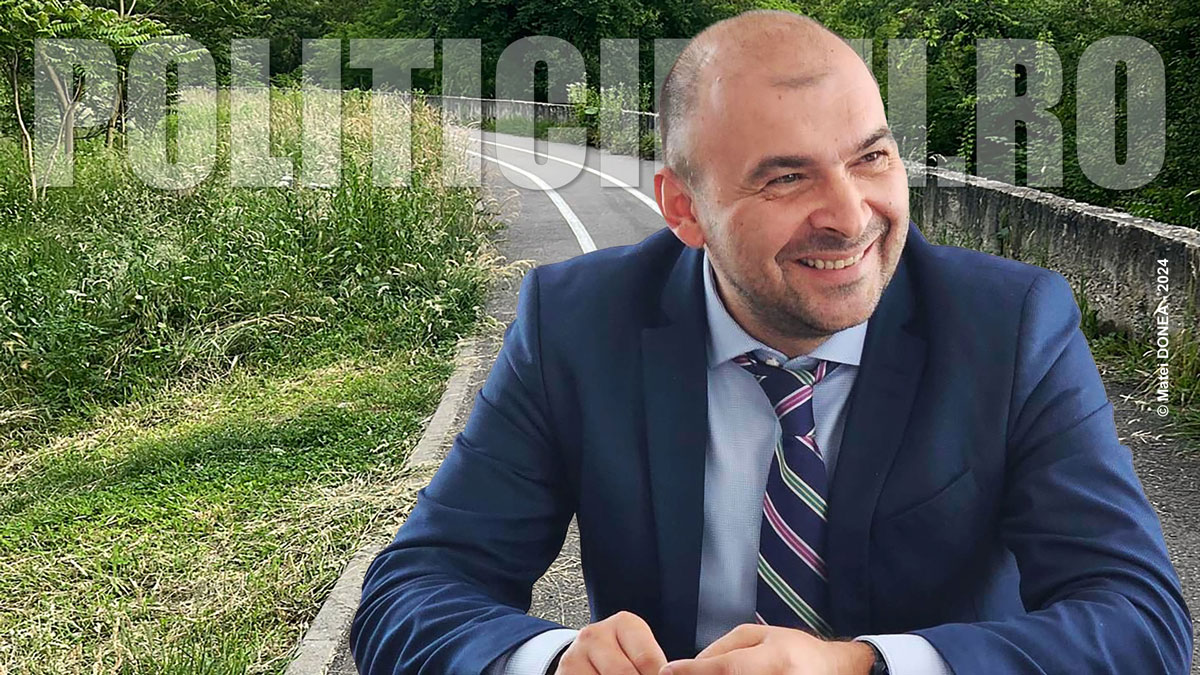 Primarul Felix Borcean si parcul Teius