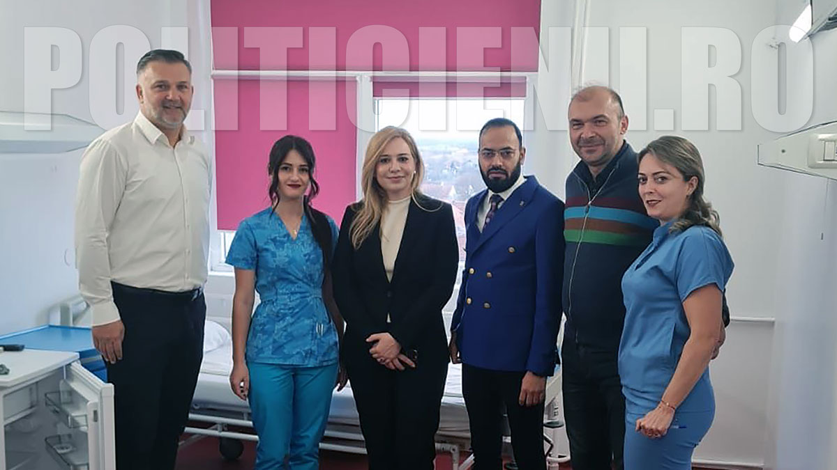 Candidatii PSD in vizita la Spitalul Municipal Caransebes