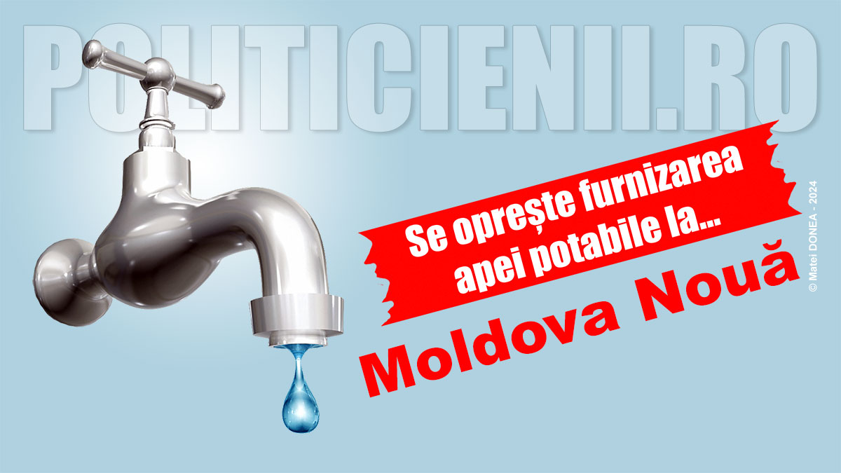 Se opreste apa la Moldova Noua