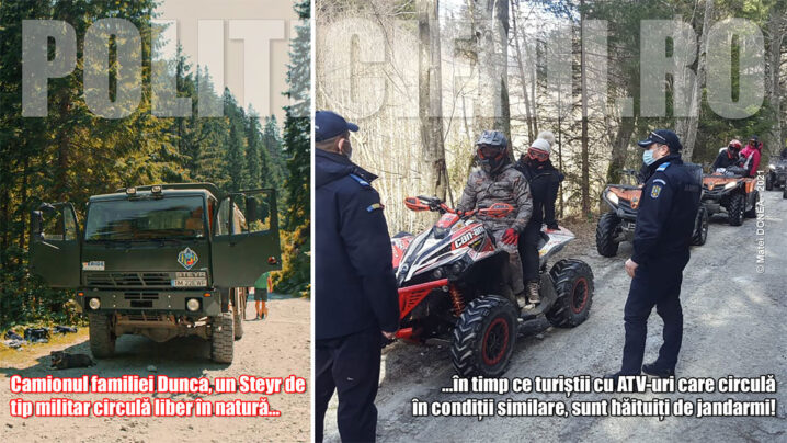 Camioanele lui Romeo Dunca contra ATV-uri Camioanele lui Romeo Dunca contra ATV-uri