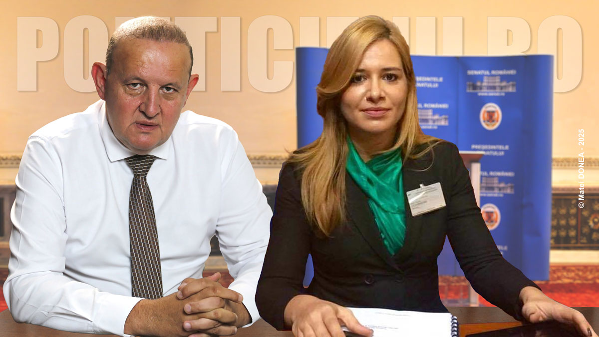 Senatorul Luca Malaiescu si deputata Silvia Mihalcea-in-parlament