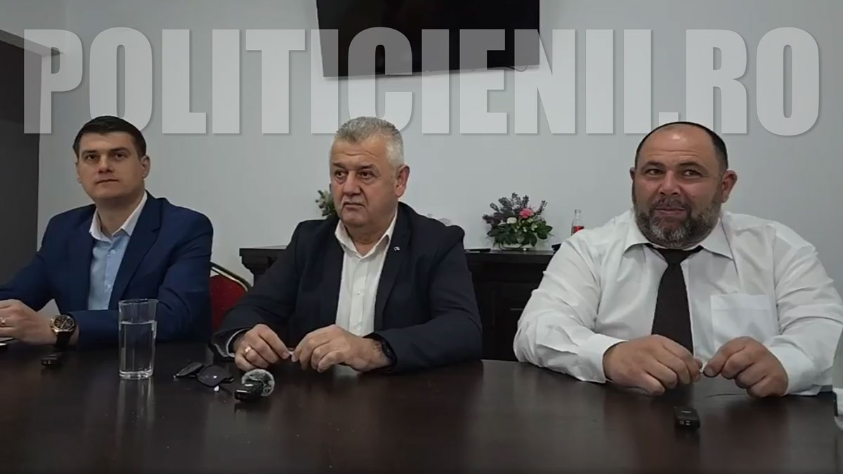 Candidatul AUR, Nicolae Beg si sustinatorii sai: Sebastian Chiriacescu si Liviu Ivan